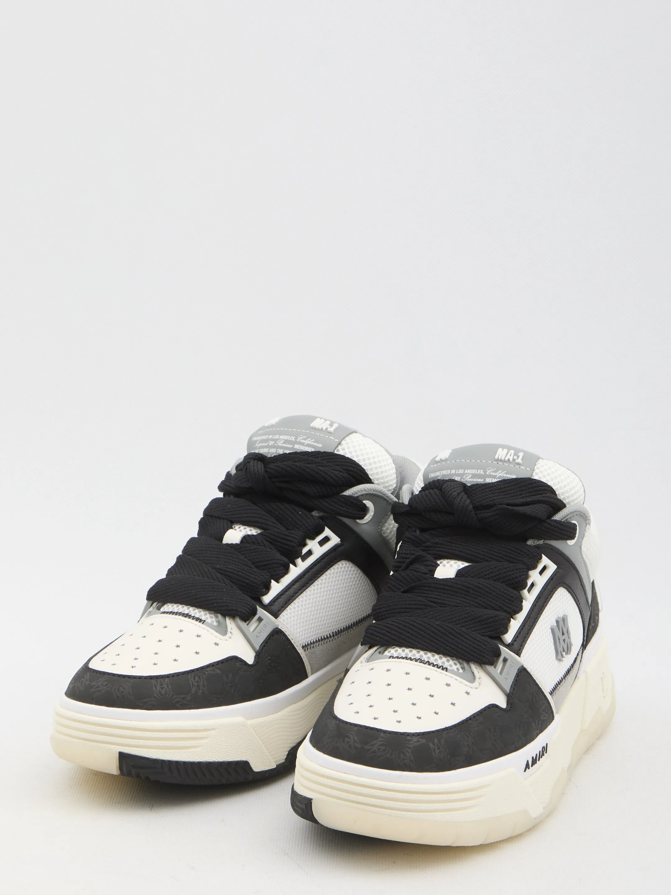 Amiri Black-White Ma-1 Sneakers