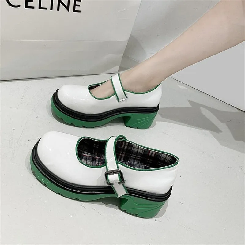Amozae- Graduation Gift Big Sale 2024 New Mary Jane Shoes Women Japanese Style Vintage Soft Sister Girls Platform High Heels Women Cosplay Jk Lolita Shoes