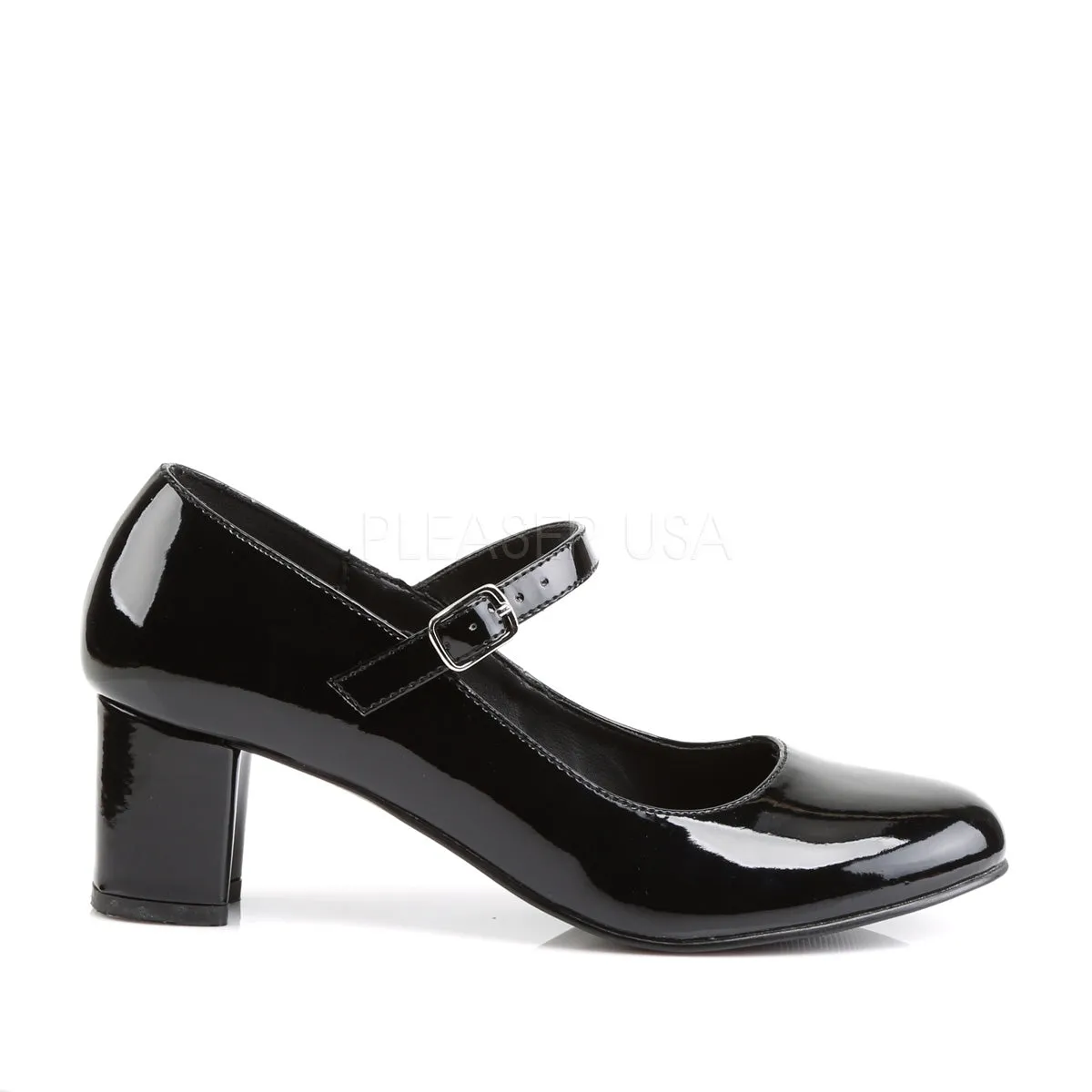 Block Heel Mary Jane Shoes