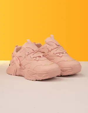 Blush Harmony Chunky Sneakers
