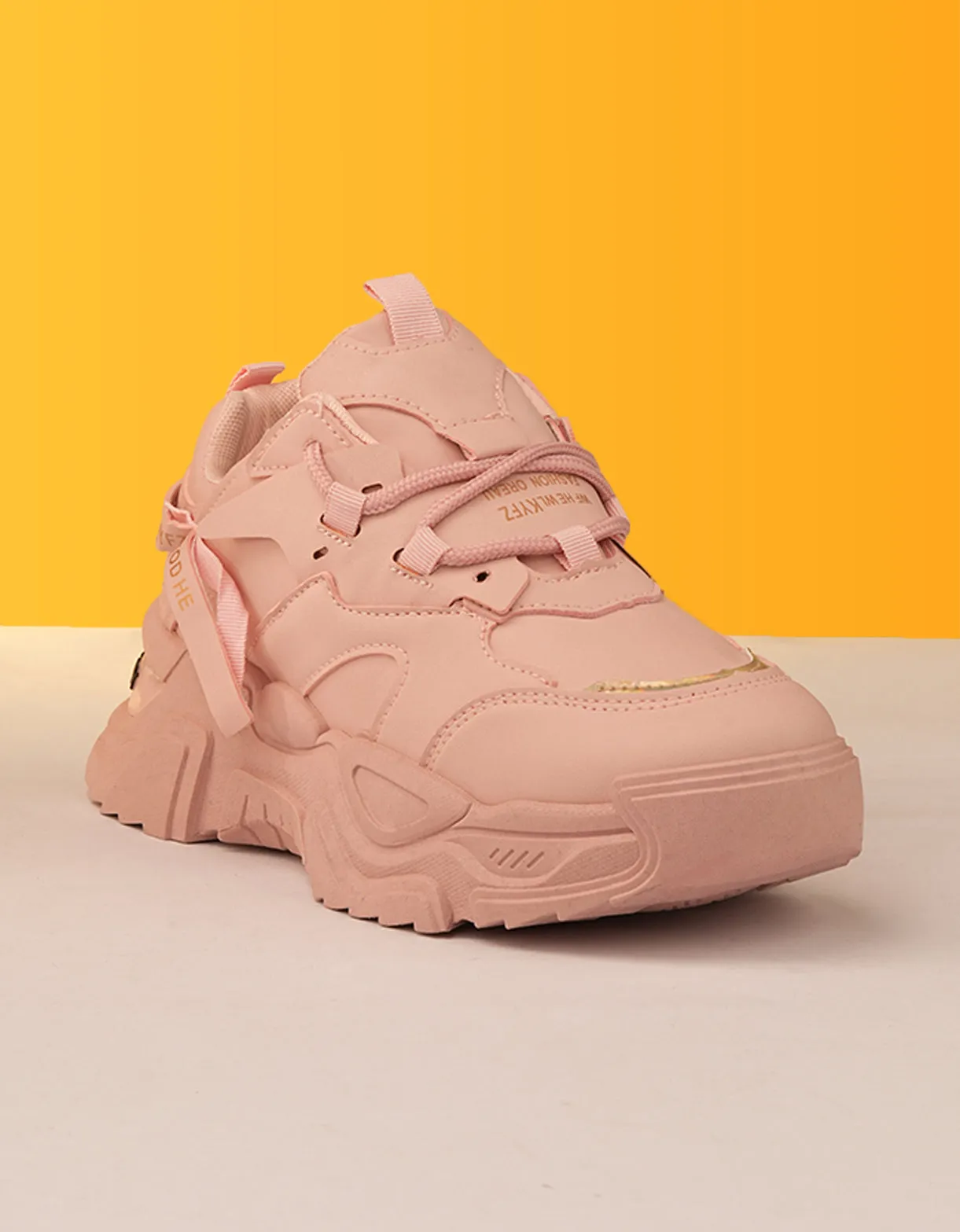 Blush Harmony Chunky Sneakers
