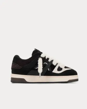 Bully Terry Towelling Black Low Top Sneakers