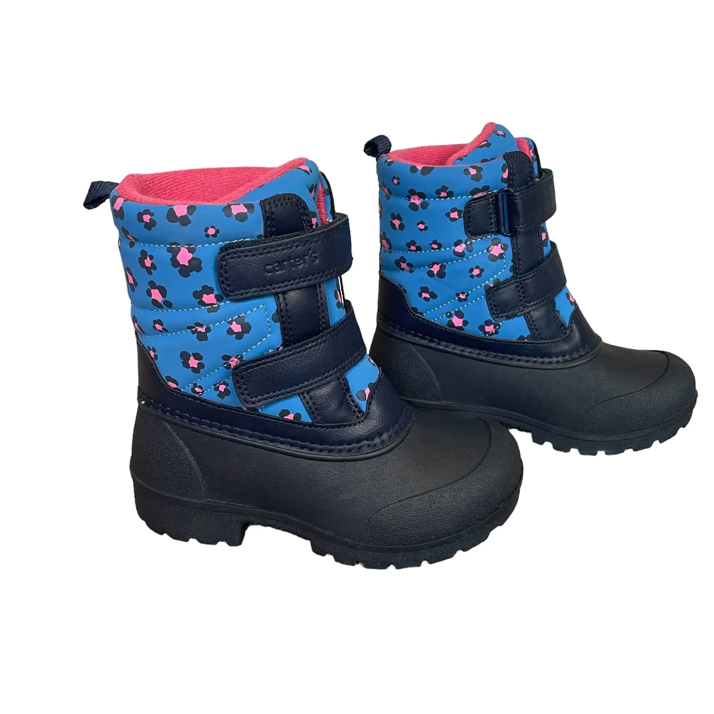 Carter's | Girl's Blue and Pink Leopard Snow Boots with Tags | Size: 11