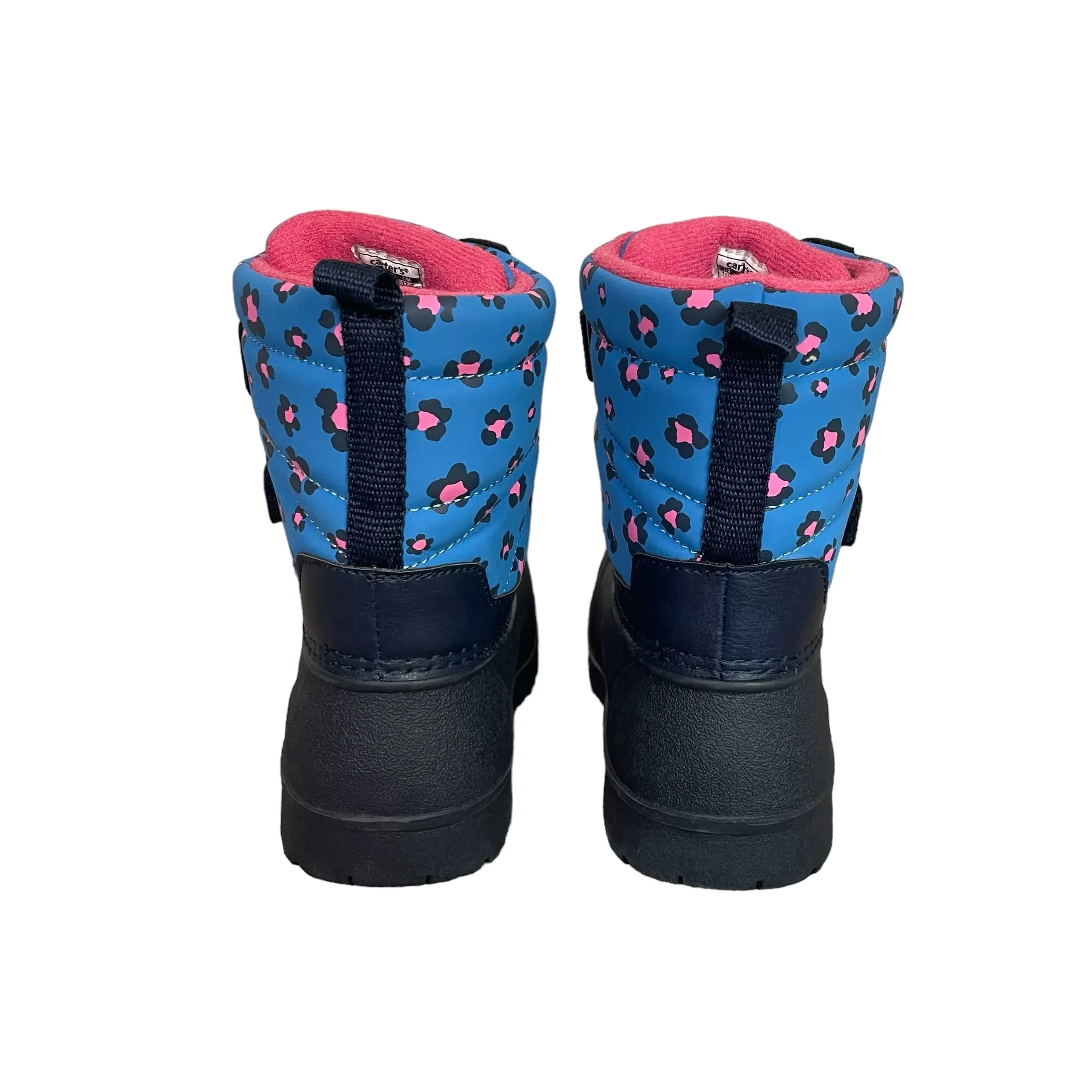 Carter's | Girl's Blue and Pink Leopard Snow Boots with Tags | Size: 11