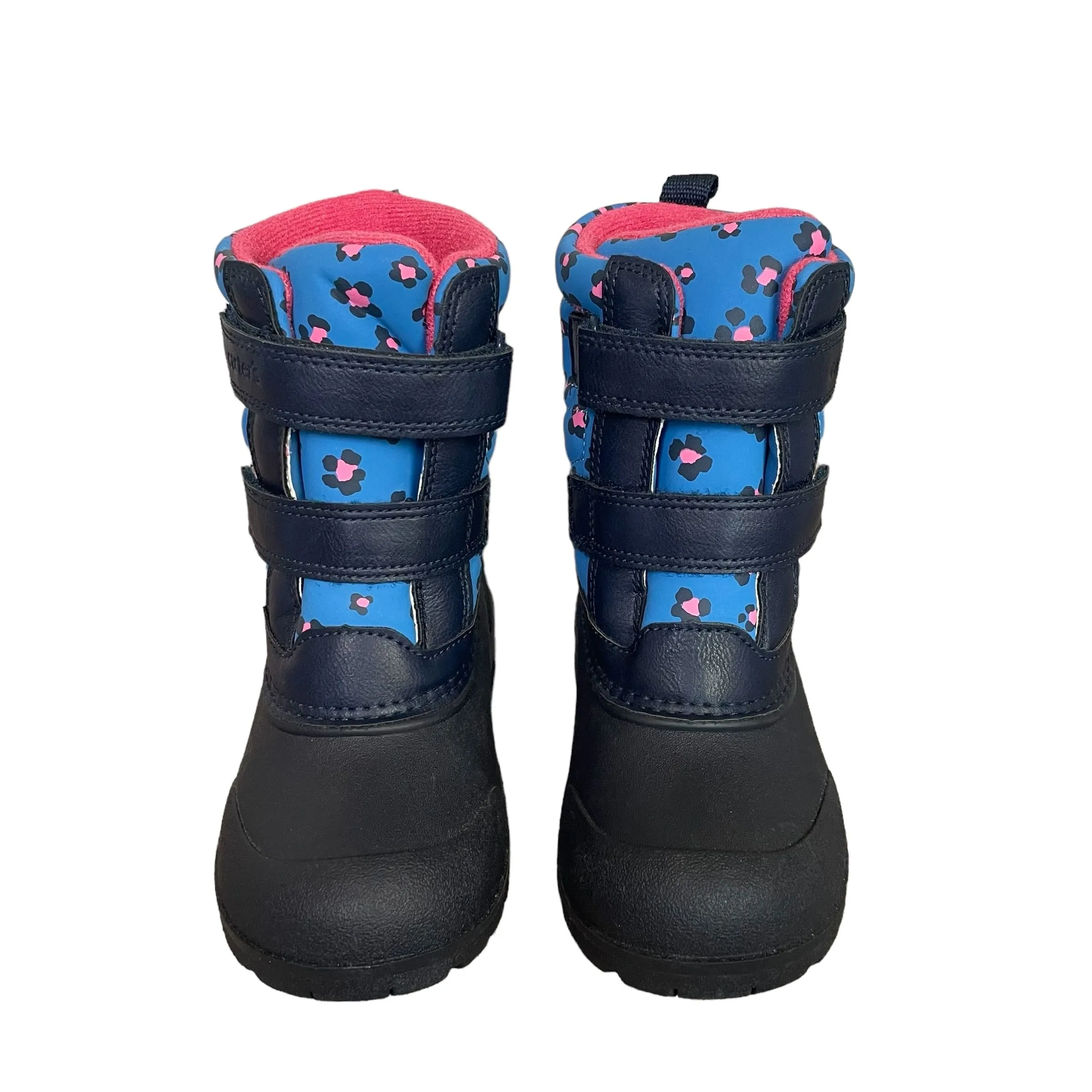 Carter's | Girl's Blue and Pink Leopard Snow Boots with Tags | Size: 11