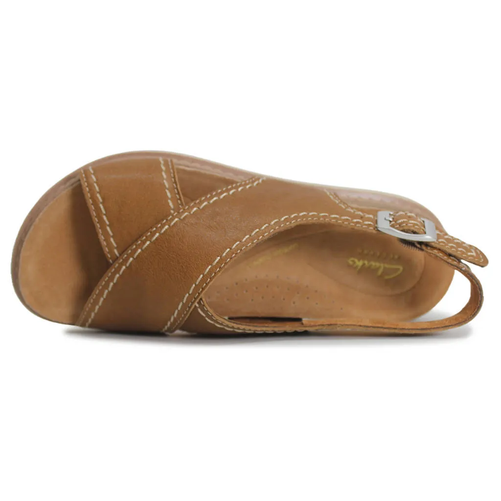 Clarks Arwell Sling Leather Women's Slingbacks Sandals