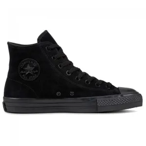 Converse CTAS Pro Hi Skate Shoe in Black, Black, Black