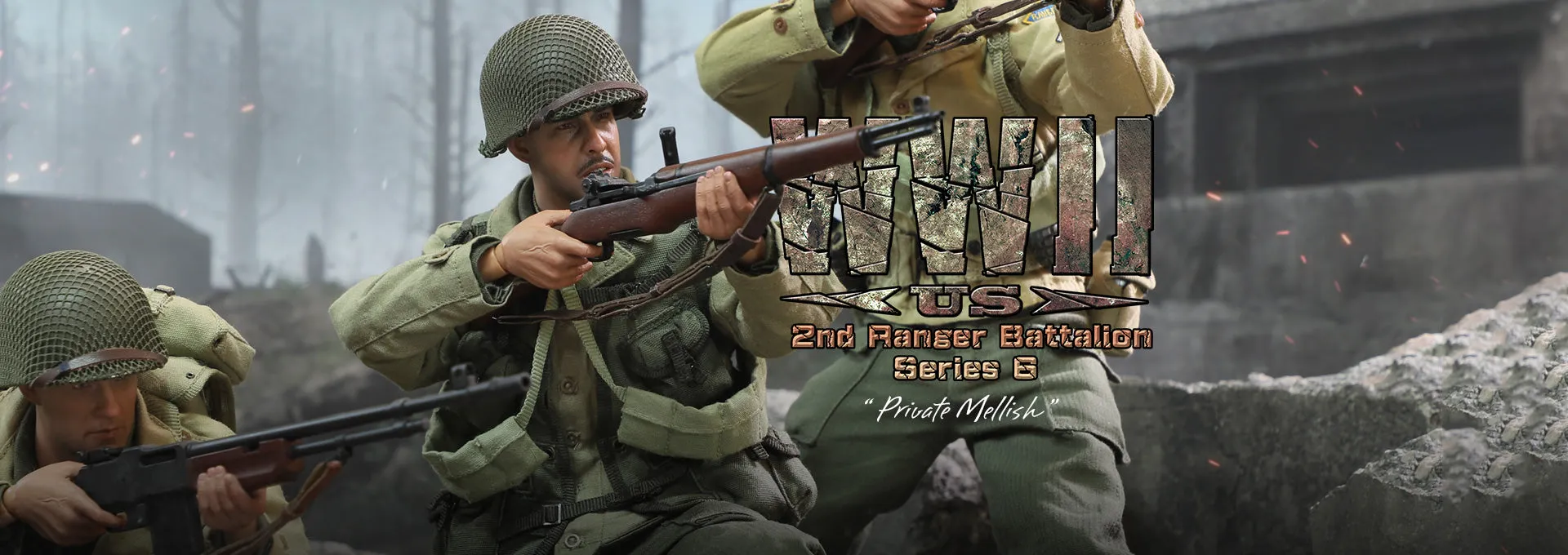 DID - WWII US 2nd Ranger Battalion Series 6 - Private Mellish