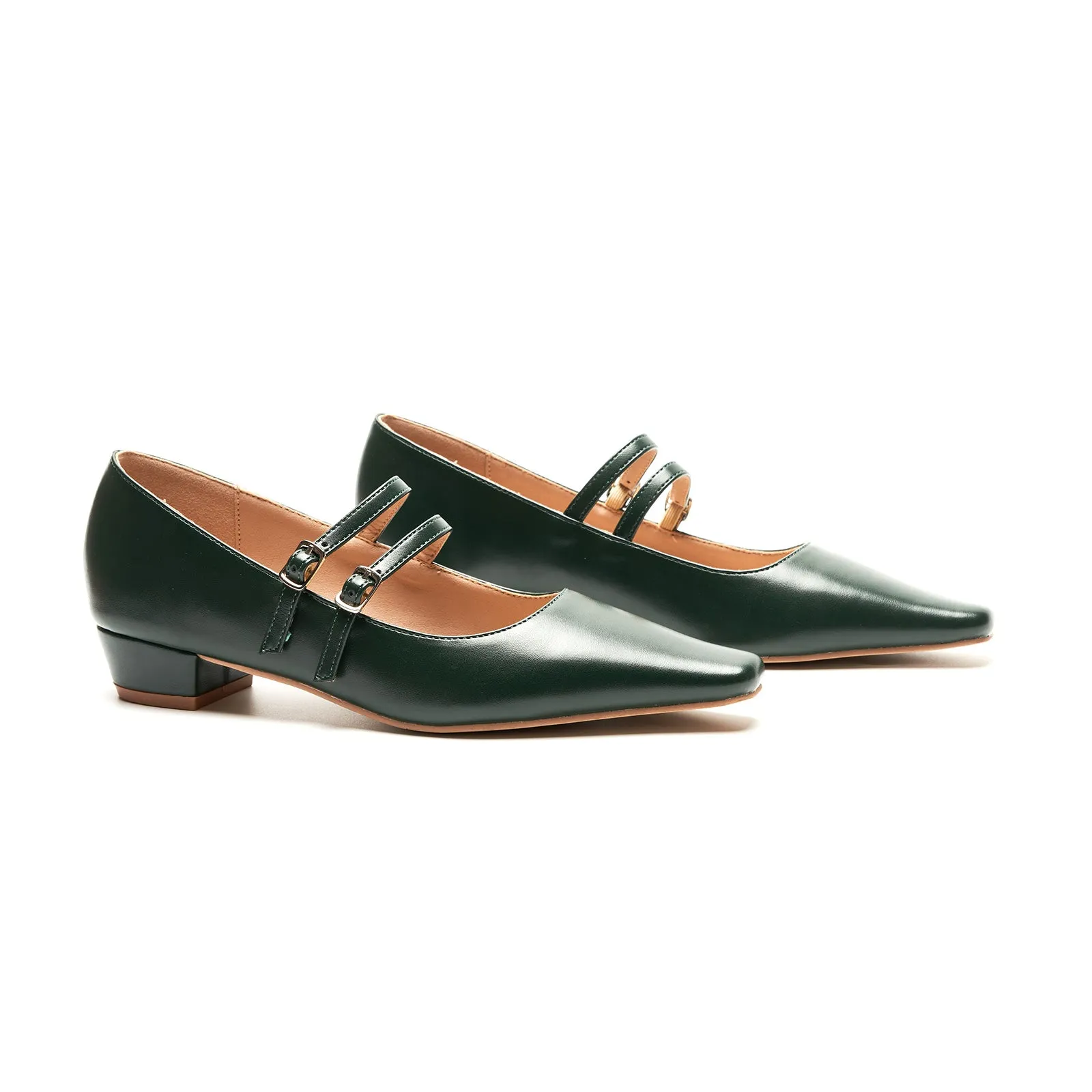 Double-Strap Block Heel (Alva)