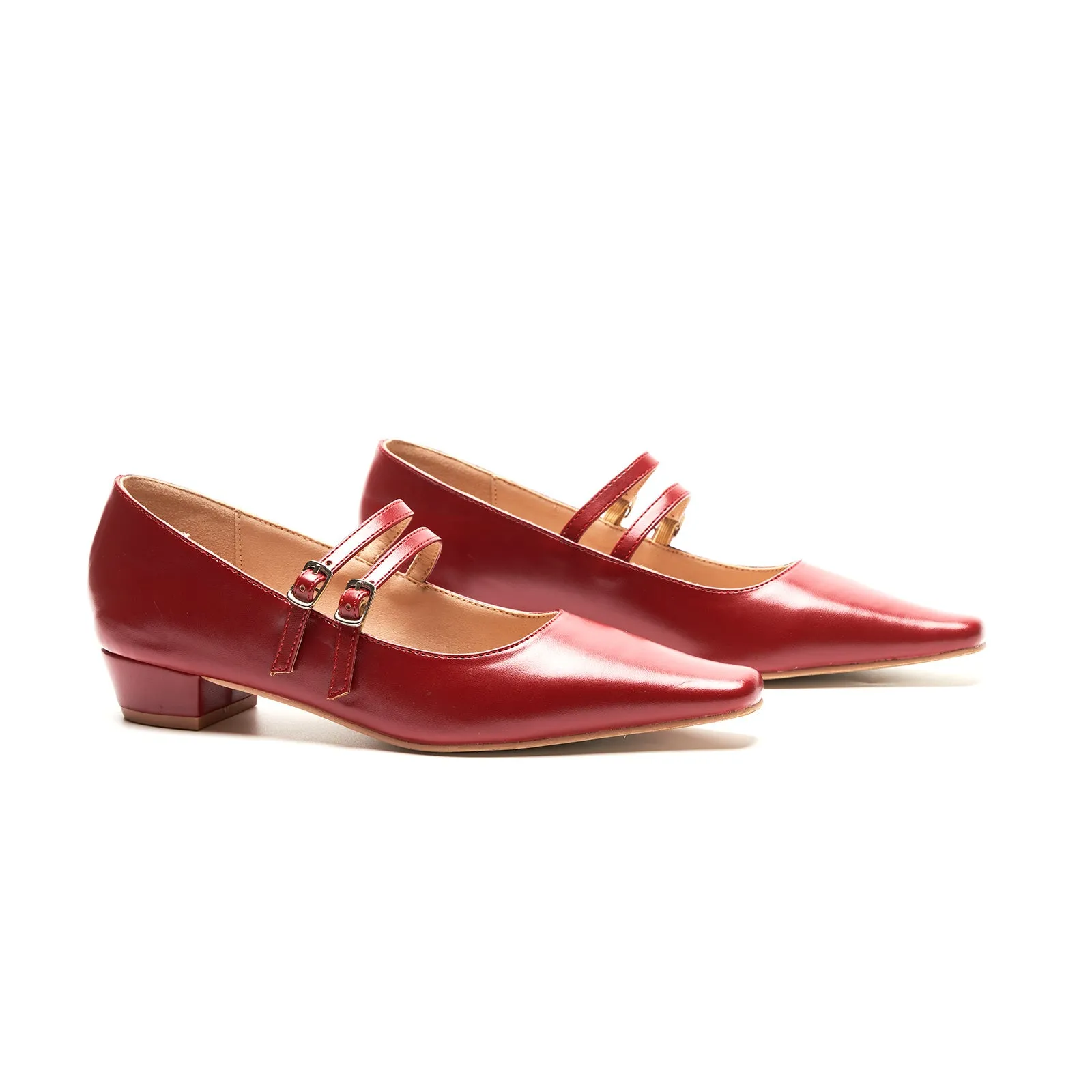 Double-Strap Block Heel (Alva)