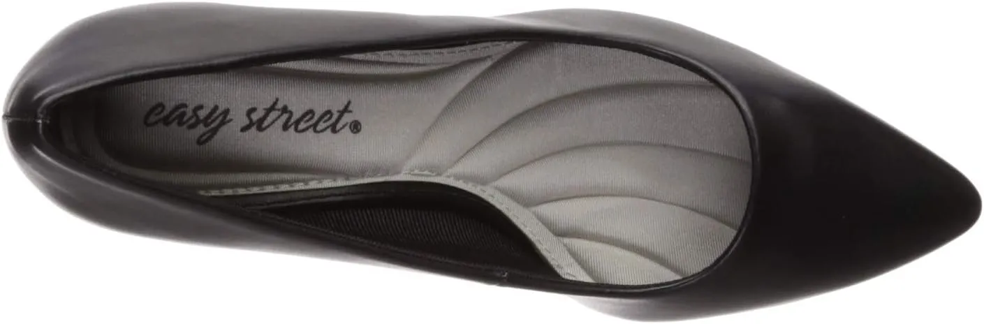 Easy Street Women's Pointe Slip-On Pumps  Color Black Size 6.5M
