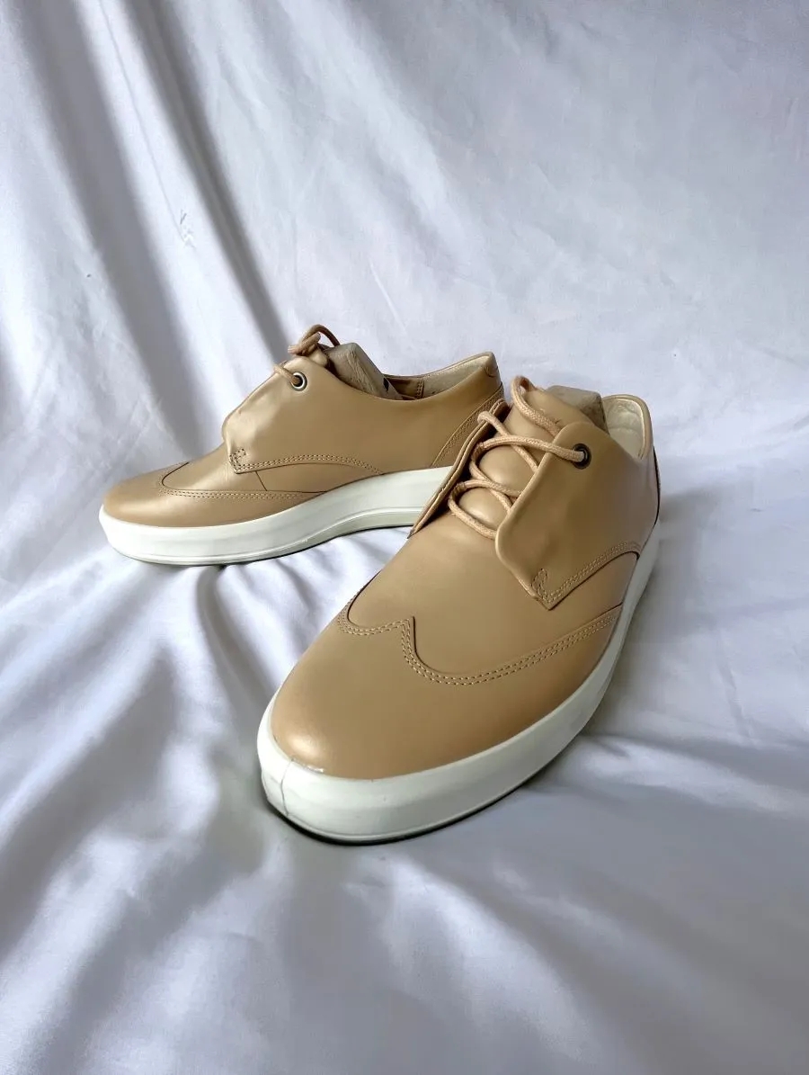 Ecco NEW Size 8 - 8.5 Beige Leather Volluto Shoes