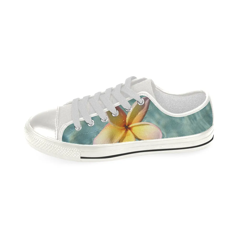 Floating Frangipani Women's Low Rise Shoes up to size 12