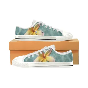 Floating Frangipani Women's Low Rise Shoes up to size 12