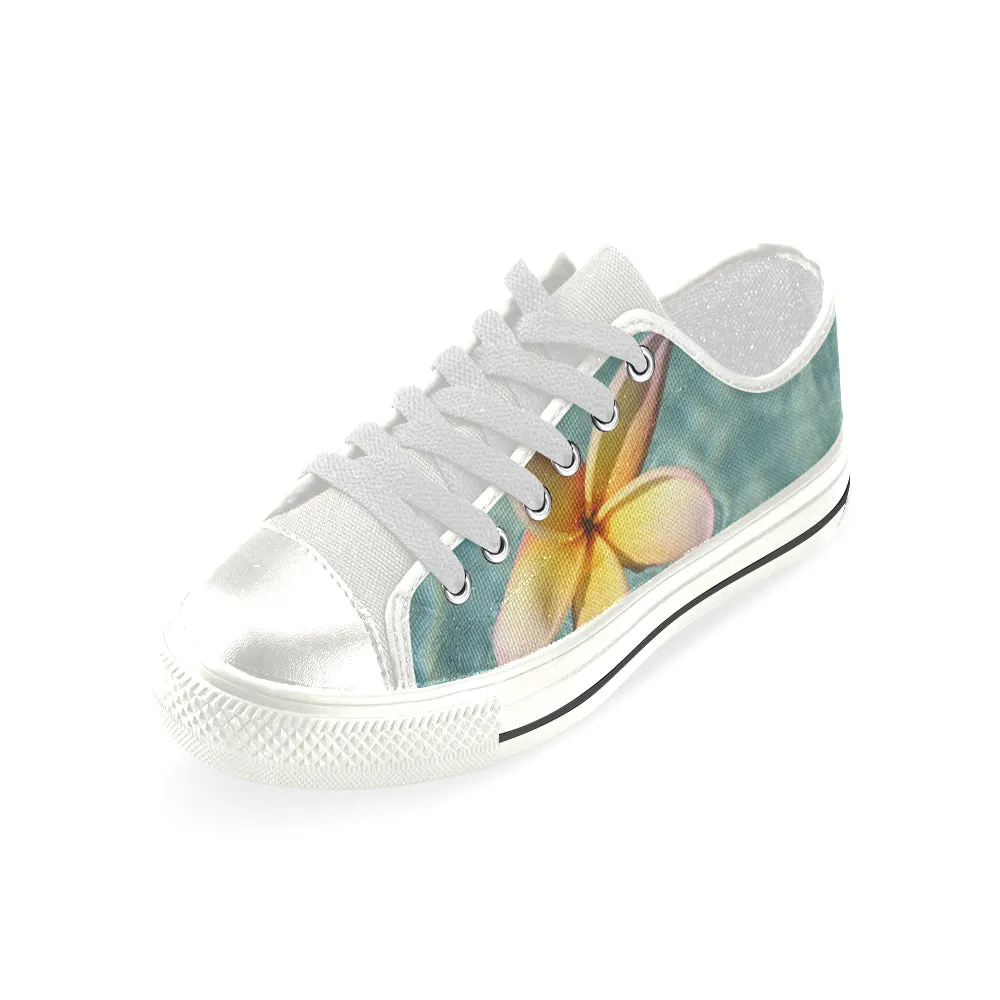 Floating Frangipani Women's Low Rise Shoes up to size 12