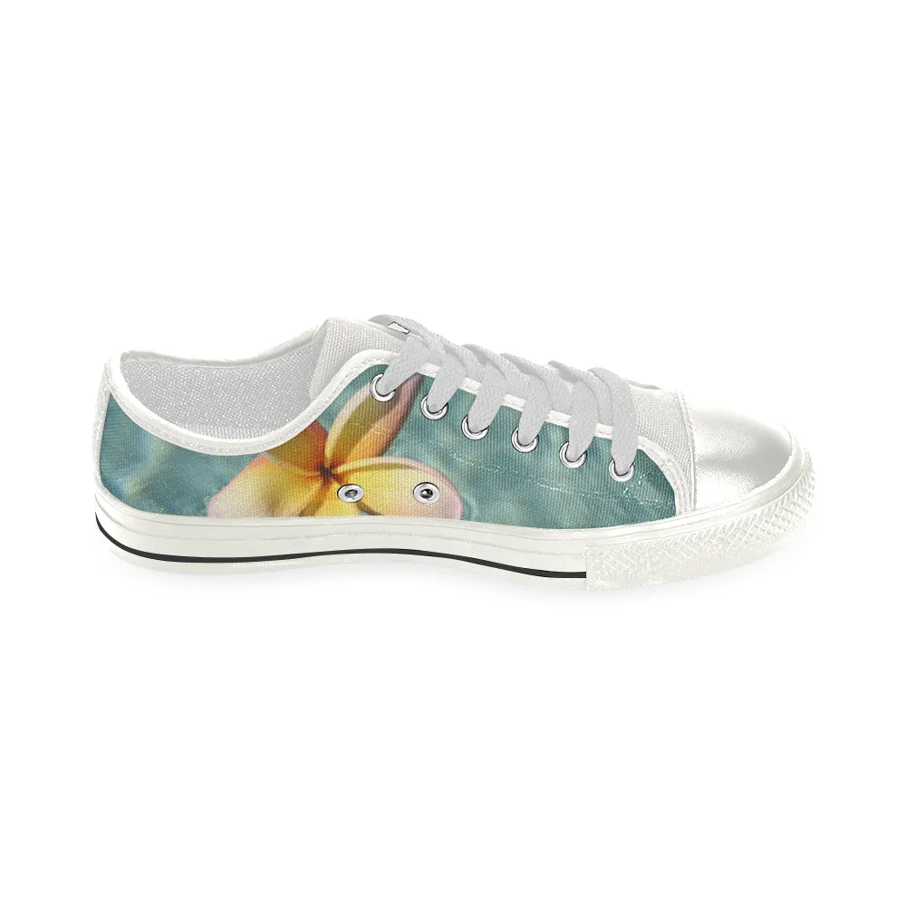 Floating Frangipani Women's Low Rise Shoes up to size 12