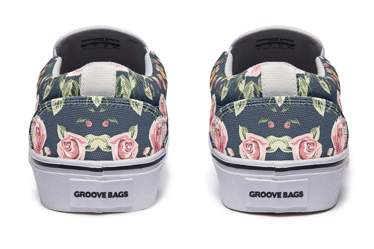 Floral Science Slip-On Shoes