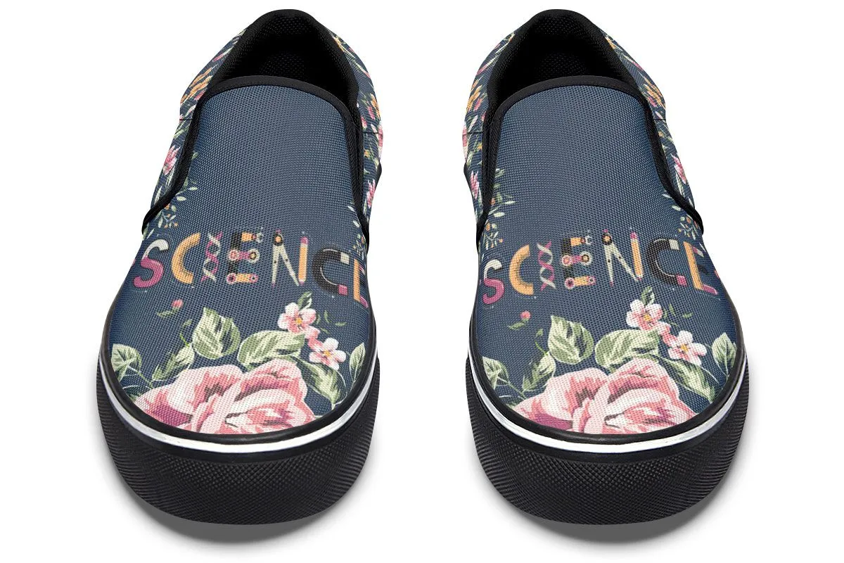 Floral Science Slip-On Shoes