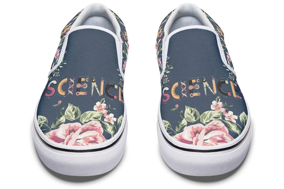 Floral Science Slip-On Shoes