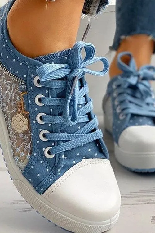 hollow canvas shoes