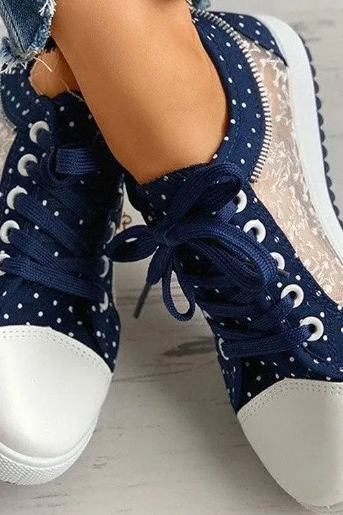 hollow canvas shoes