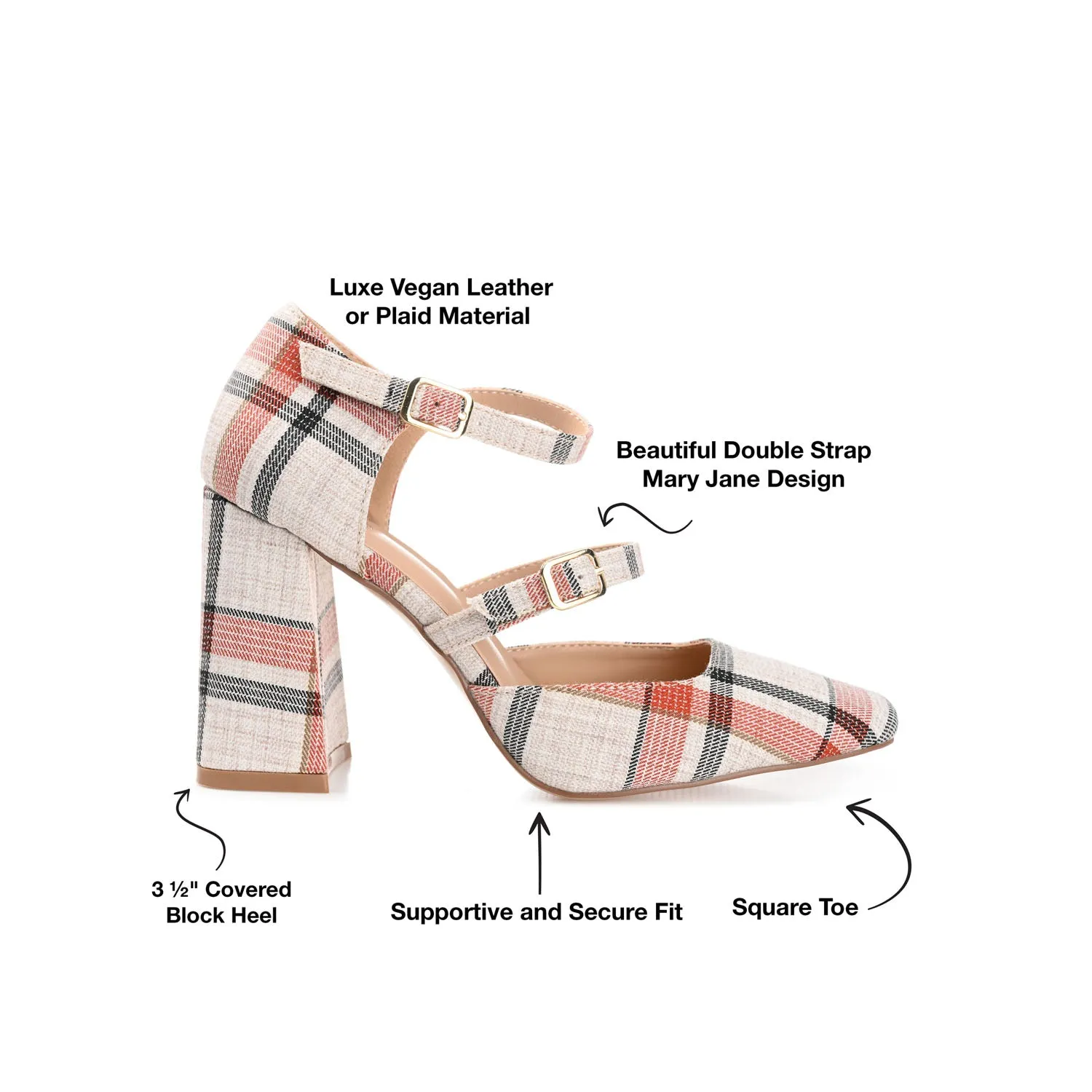 ISADORAH FABRIC HEELS IN WIDE