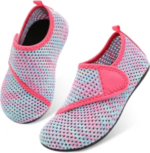JOINFREE Kids Boys and Girls Swim Water Shoes Toddler Quick Dry Aqua Socks Barefoot Skin Shoes for Beach Sports