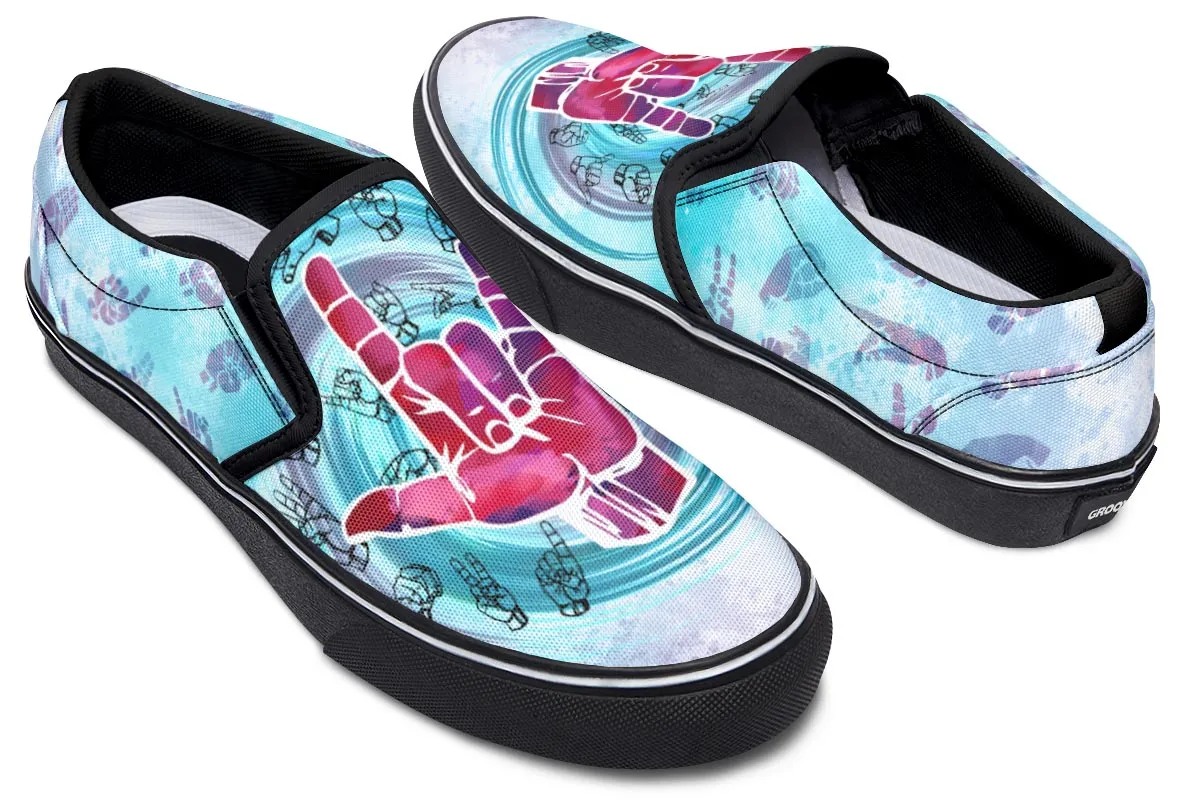 Magical ASL Slip-On Shoes