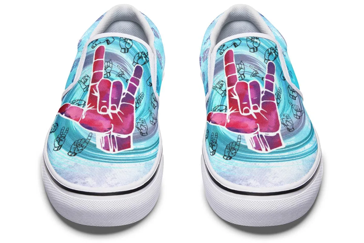 Magical ASL Slip-On Shoes