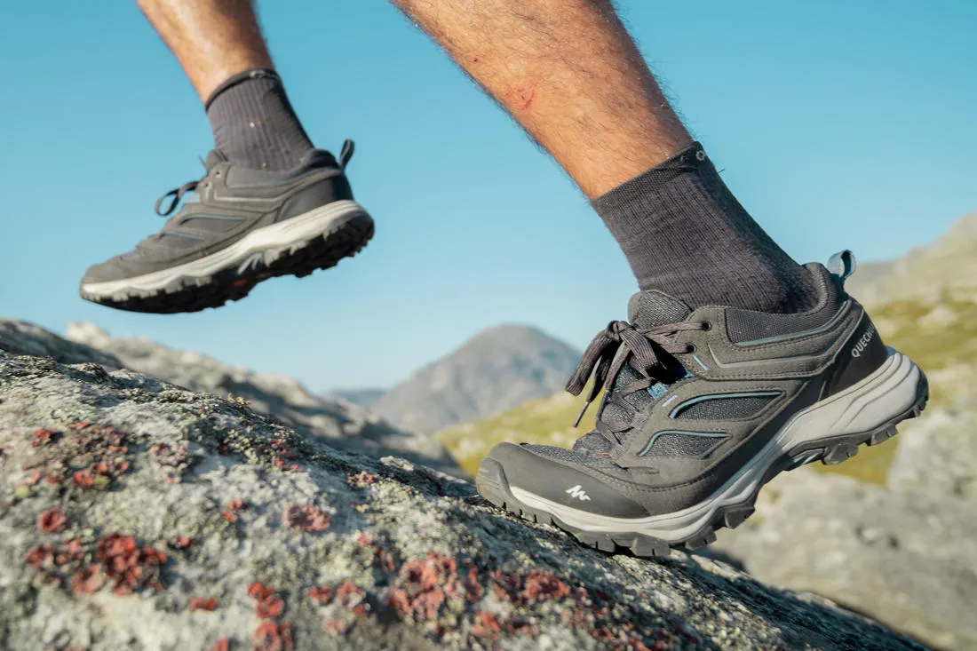 Men’s Mountain Hiking Boots MH100 - Grey