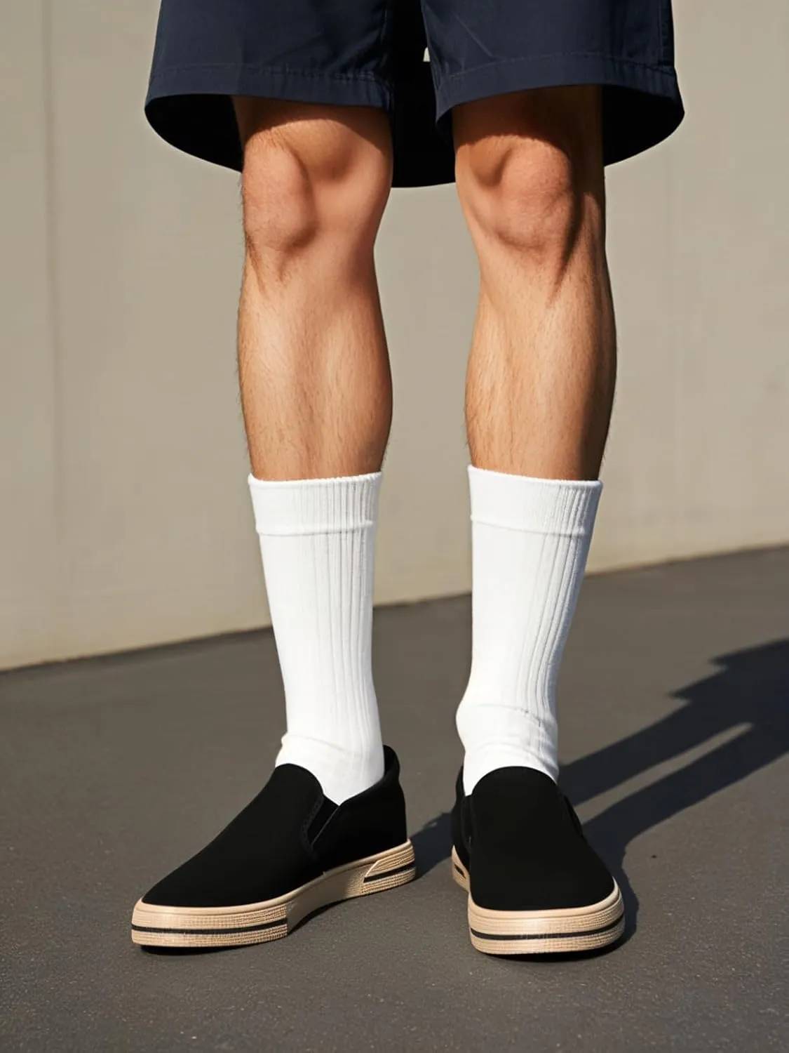 Mens Slip on Canvas Loafers Casual Shoes Sneakers Comfy Walking Slipers Shoes Pain Relief for Men Black Fashion Breathable Loafers