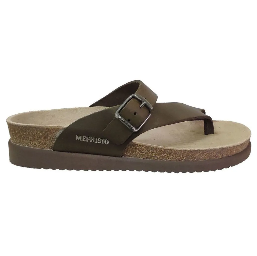 Mephisto Helen Leather Women's Slide Sandals