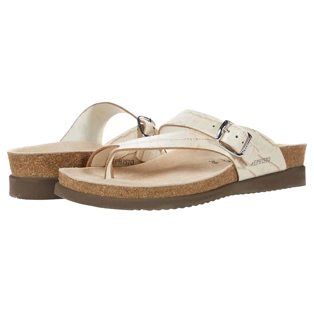 Mephisto Helen Leather Women's Slide Sandals
