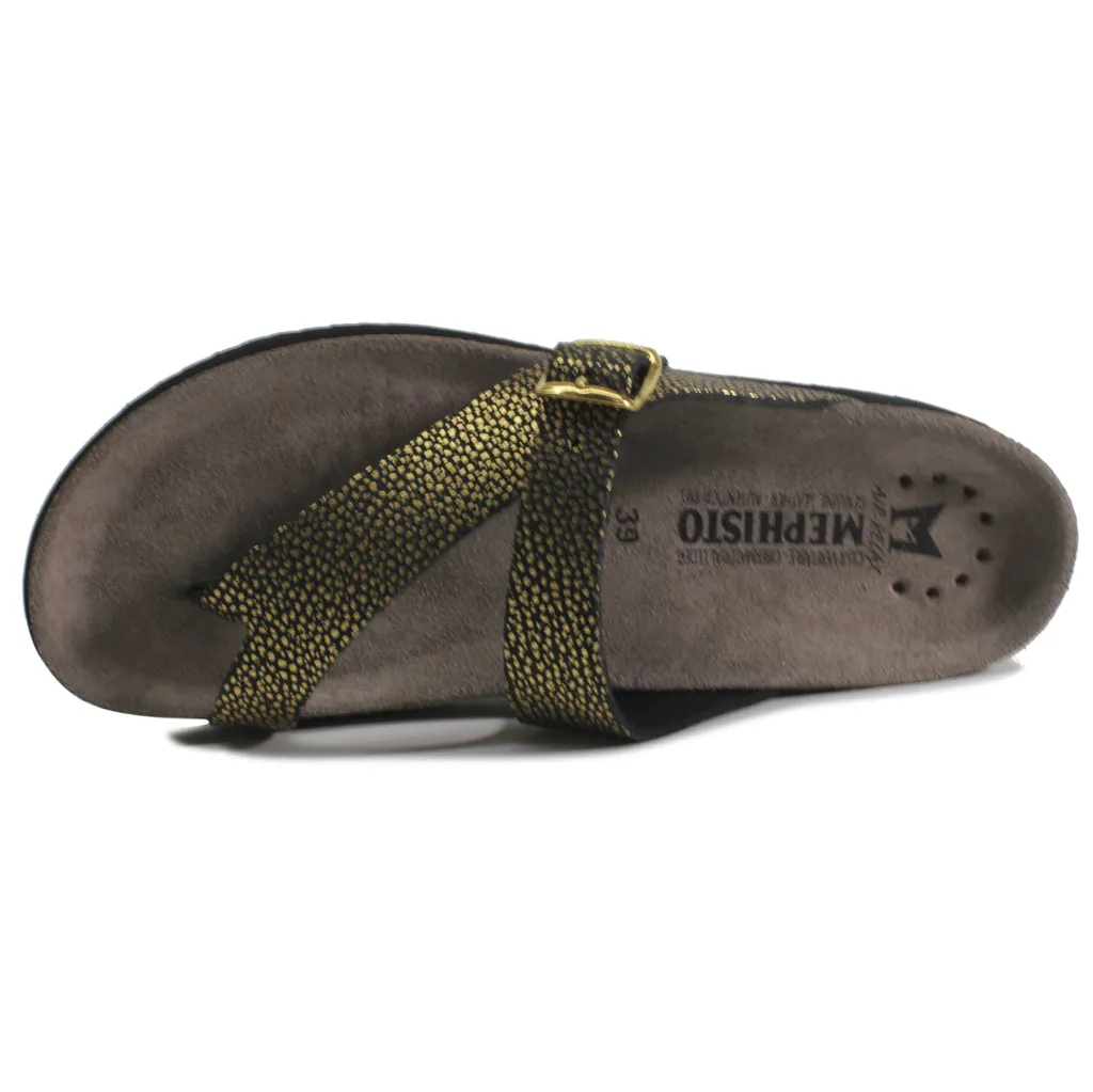 Mephisto Helen Leather Women's Slide Sandals