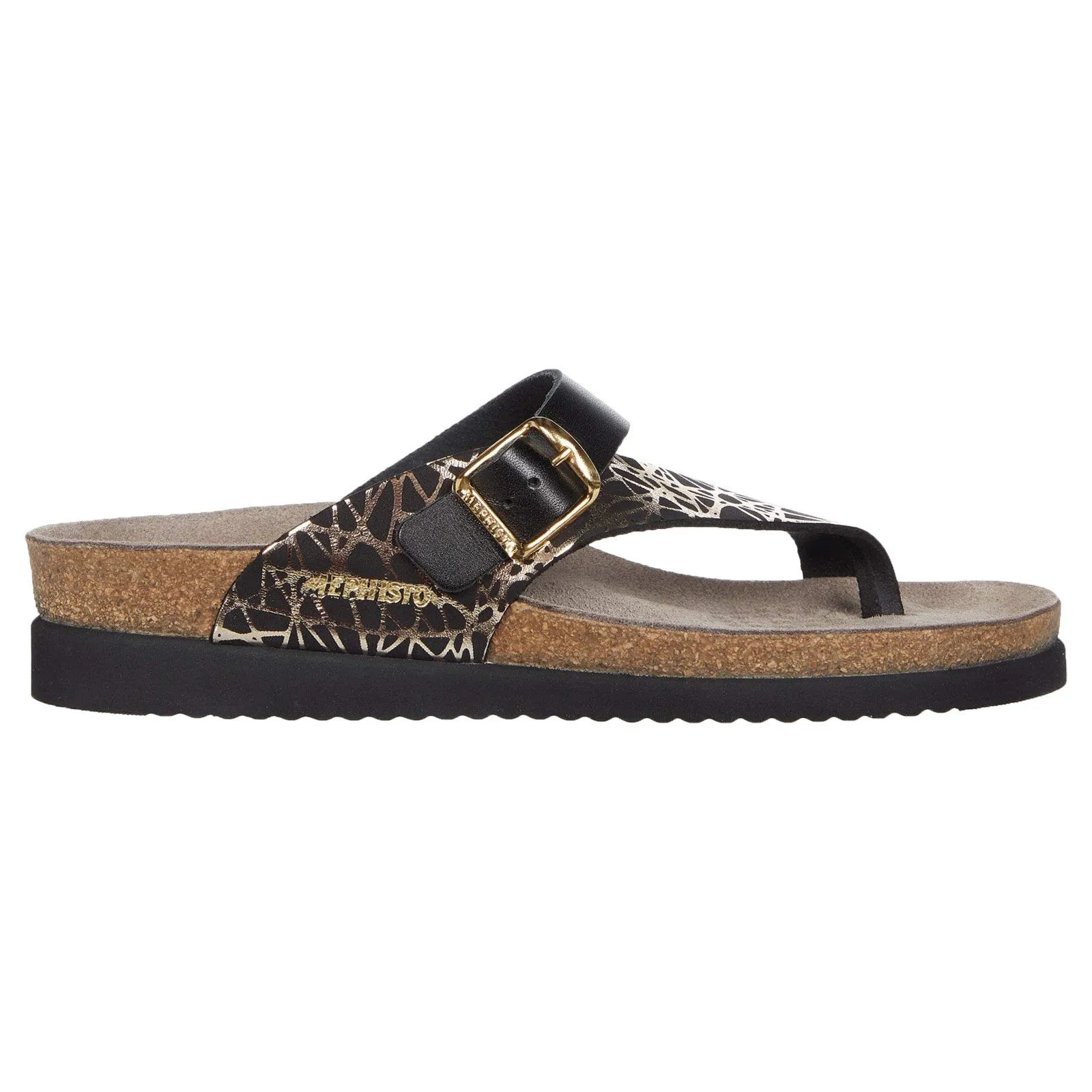 Mephisto Helen Mix Smooth Leather Women's Slide Sandals