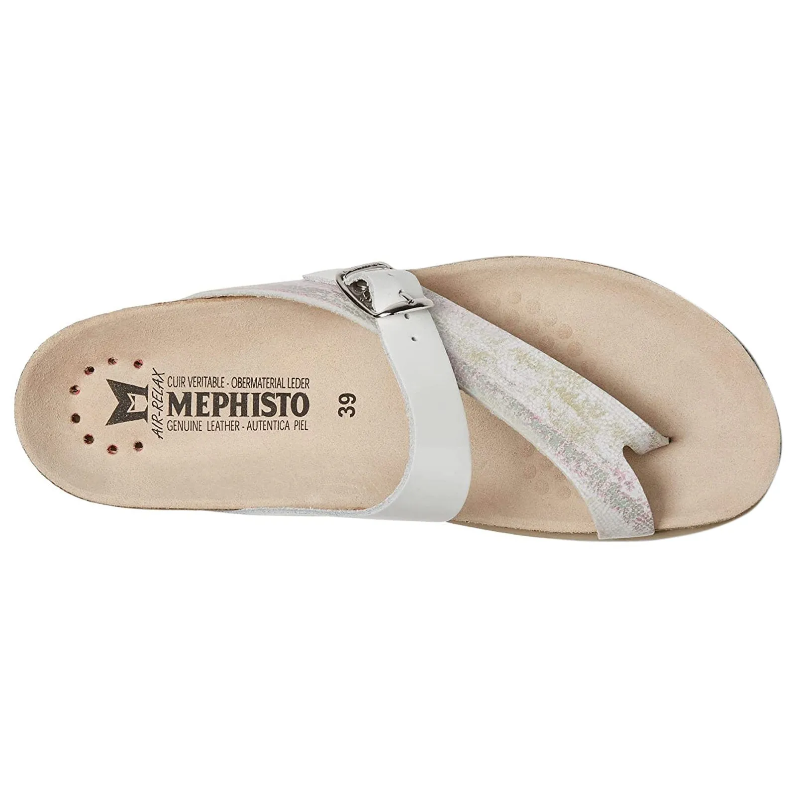 Mephisto Helen Mix Smooth Leather Women's Slide Sandals