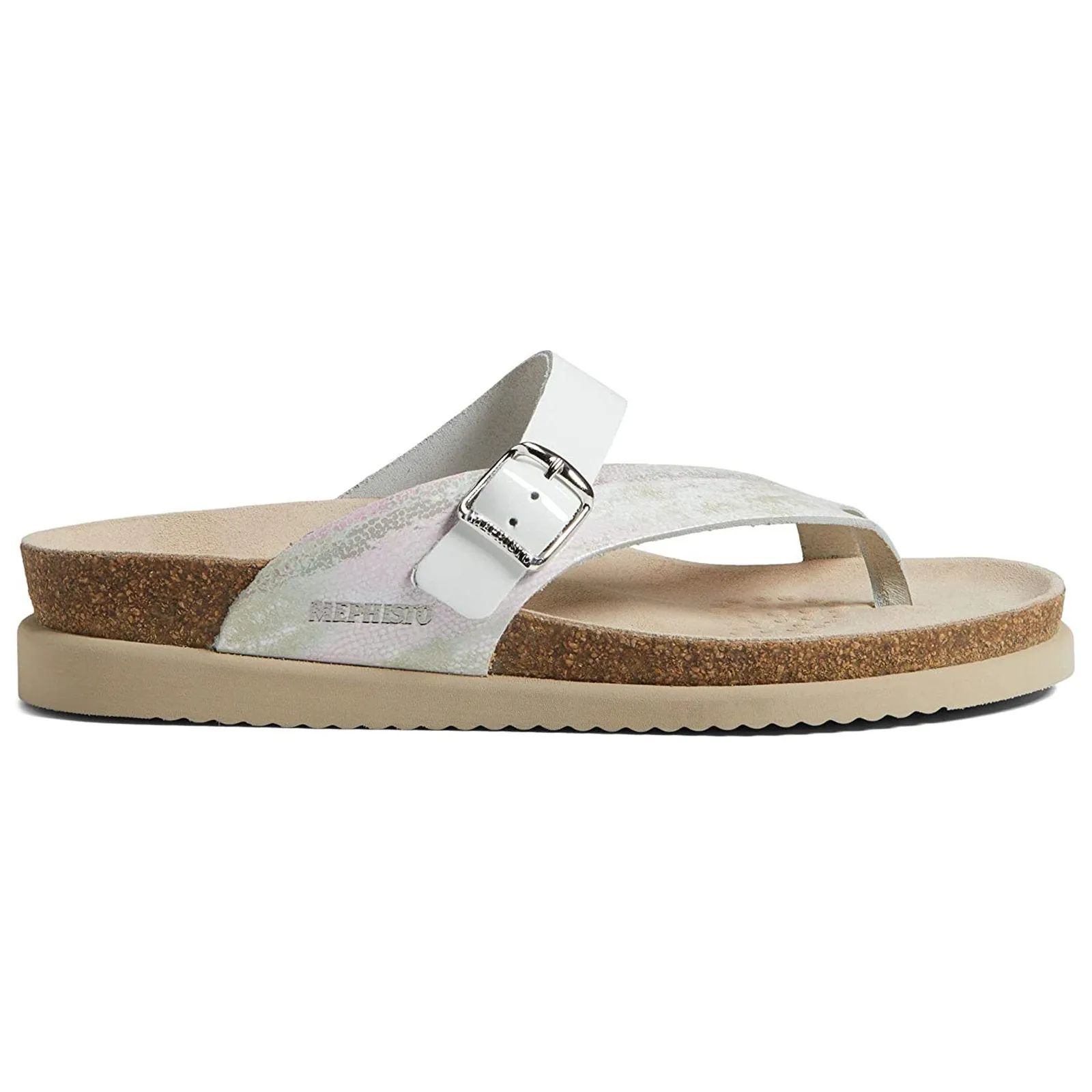 Mephisto Helen Mix Smooth Leather Women's Slide Sandals
