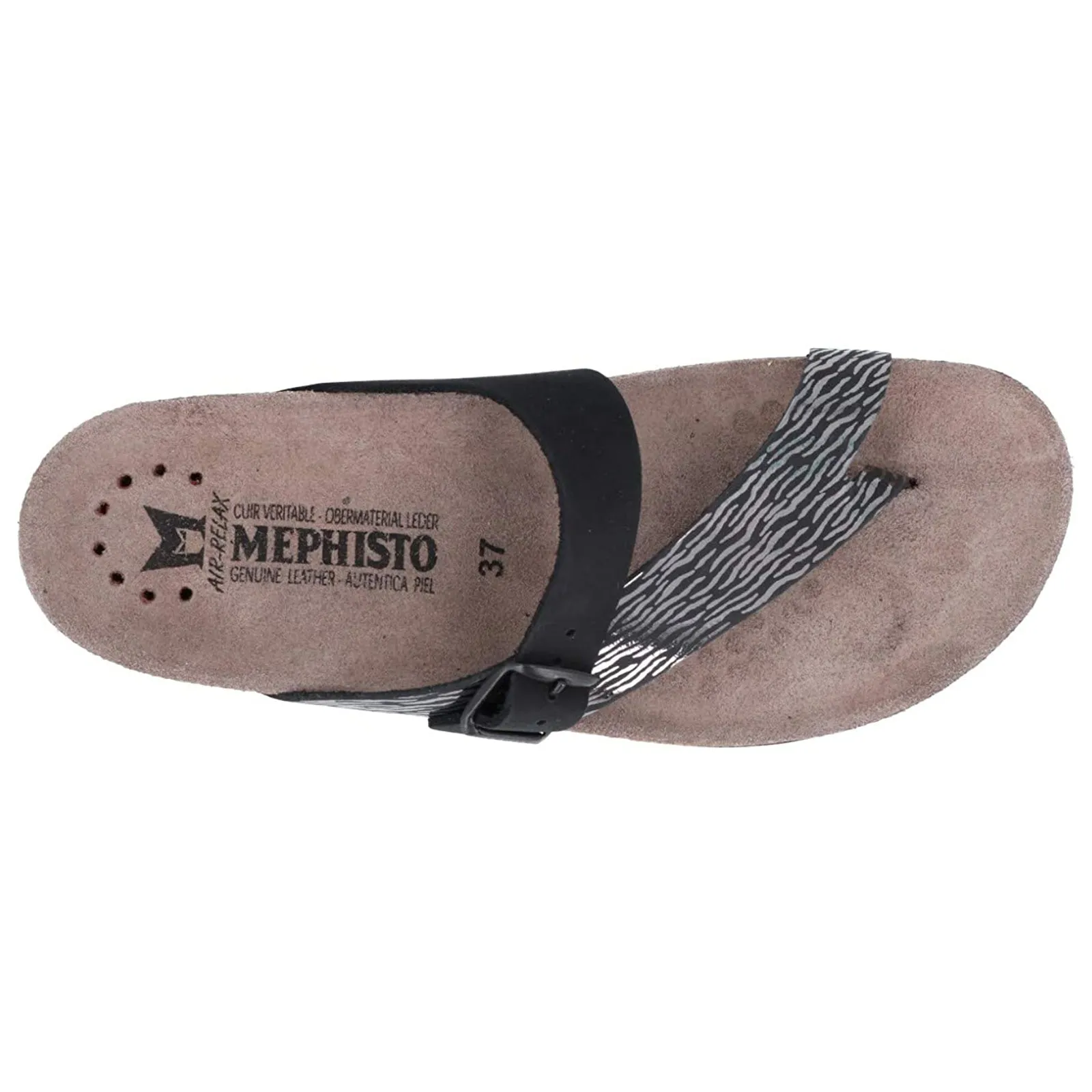 Mephisto Helen Mix Smooth Leather Women's Slide Sandals