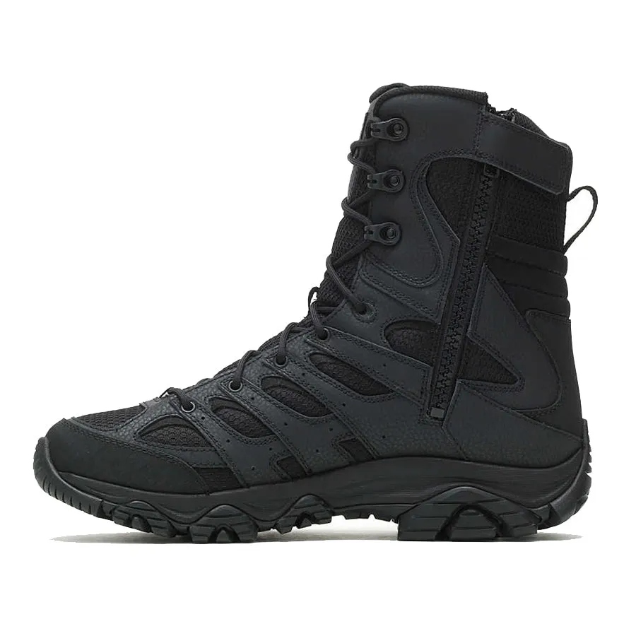Merrell Tactical MOAB 3 Tactical Waterproof 8 Inches Side-Zip Boot Black