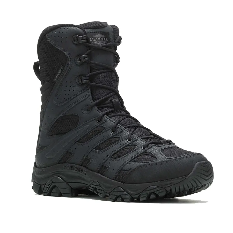 Merrell Tactical MOAB 3 Tactical Waterproof 8 Inches Side-Zip Boot Black