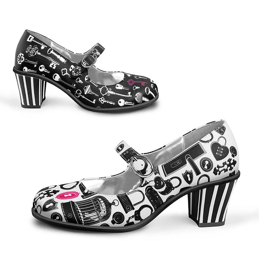 Mid Heels Key Women's Mary Jane Pump