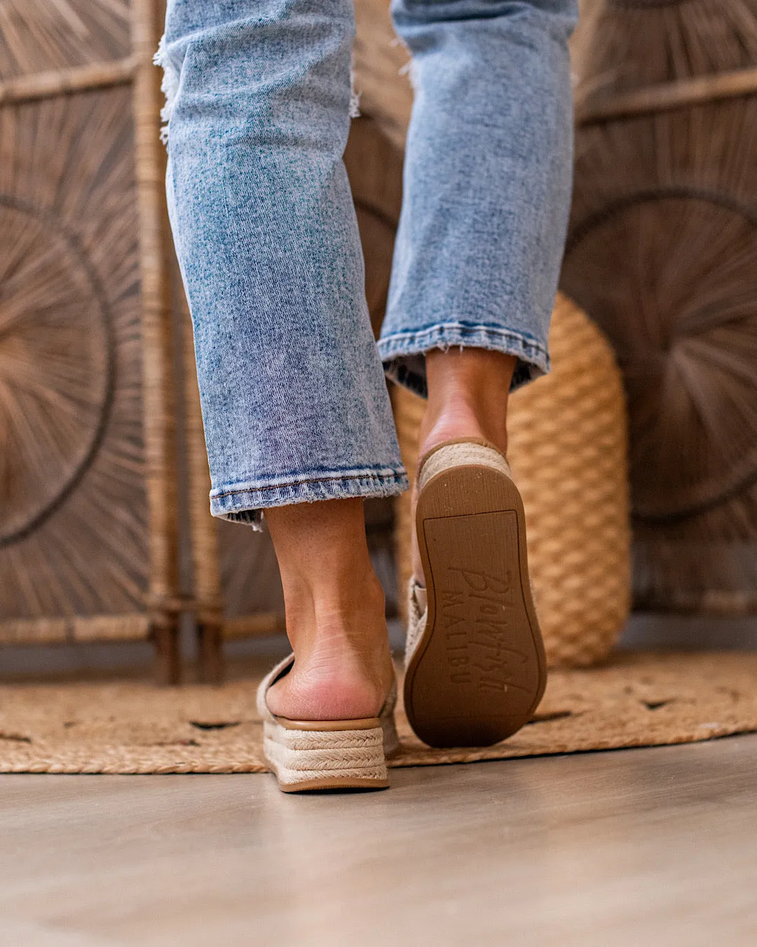 NEW! Blowfish Marshlo Rope Slip On Sandals - Sun Bleach