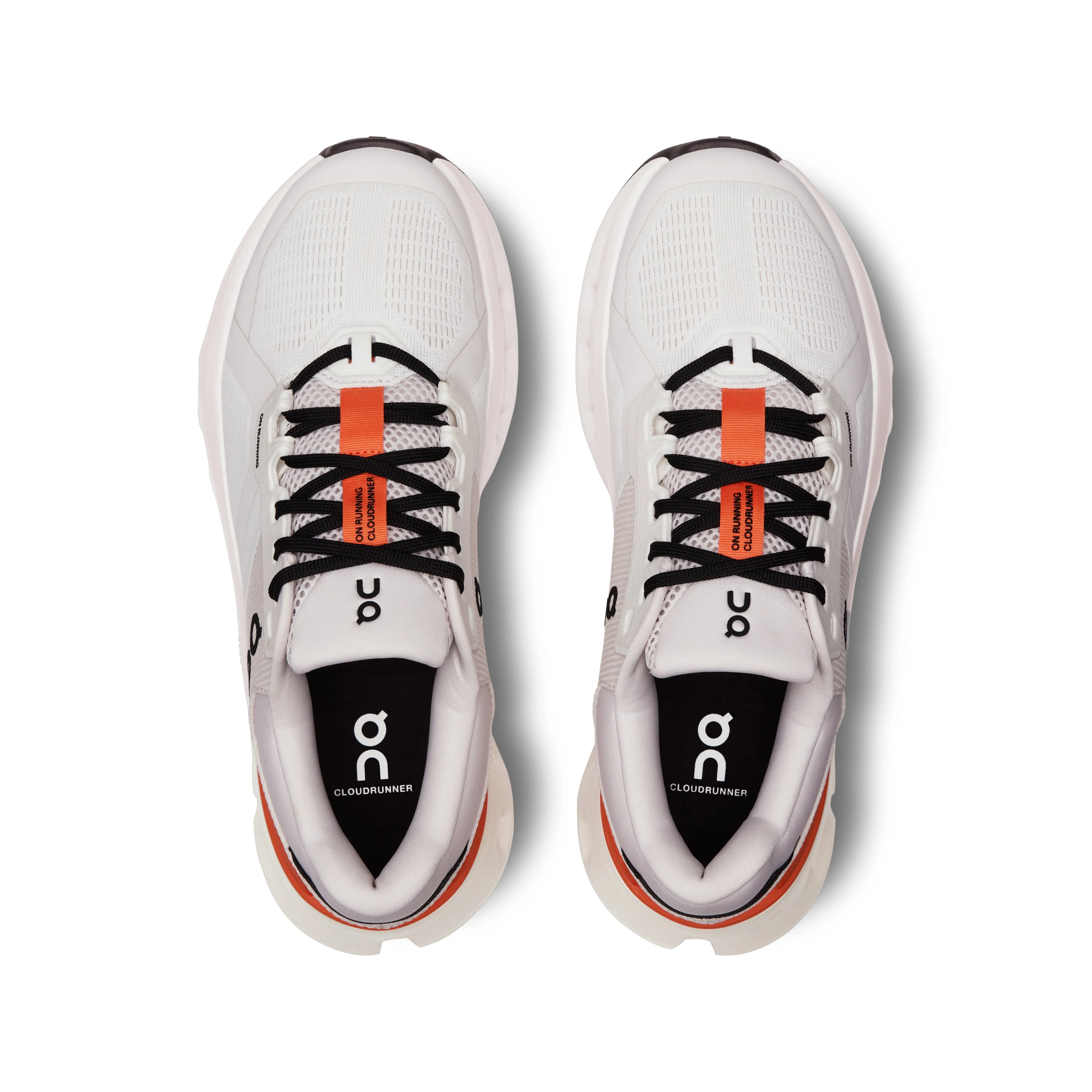 On Running Women's Cloudrunner 2 Sneaker in White/Sand