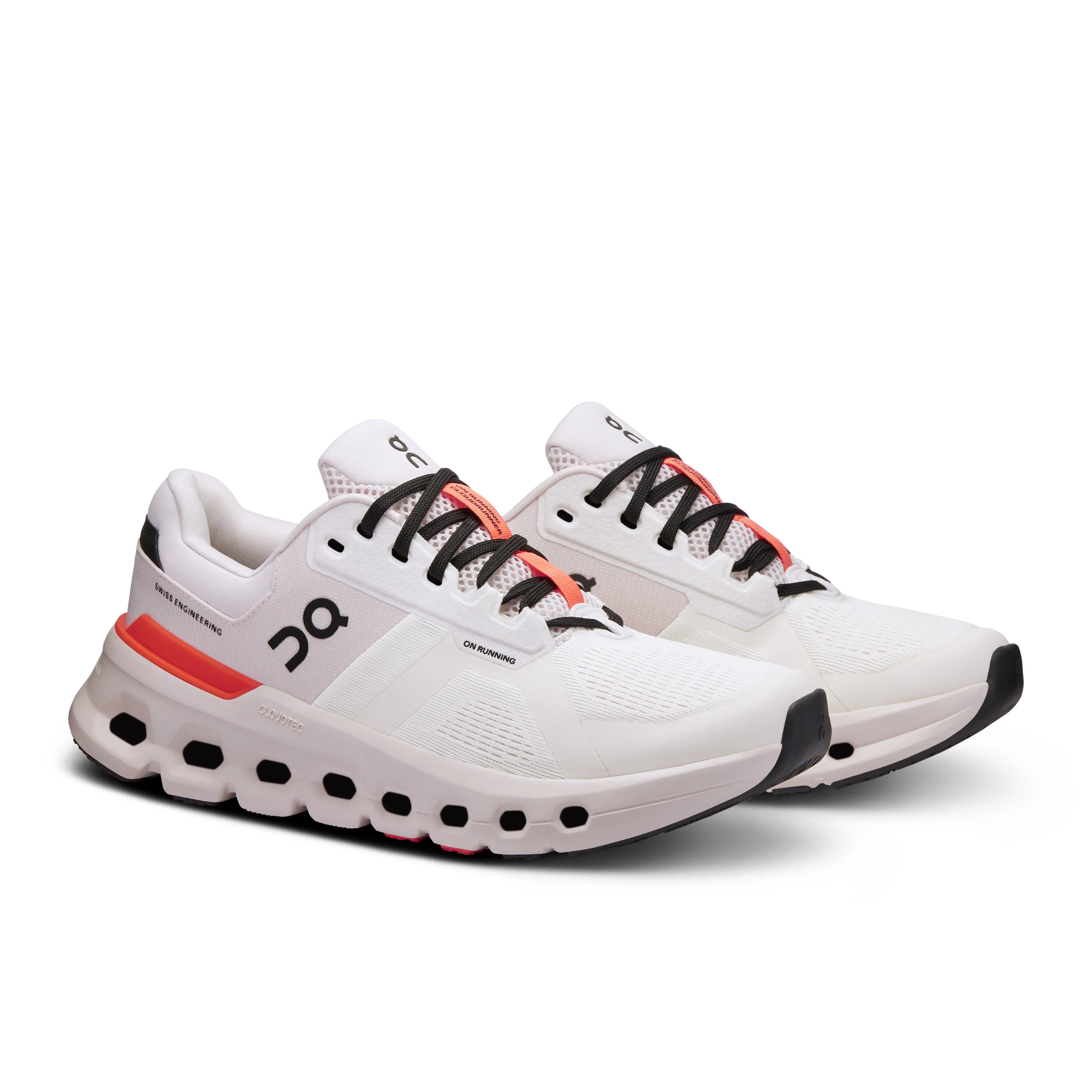 On Running Women's Cloudrunner 2 Sneaker in White/Sand