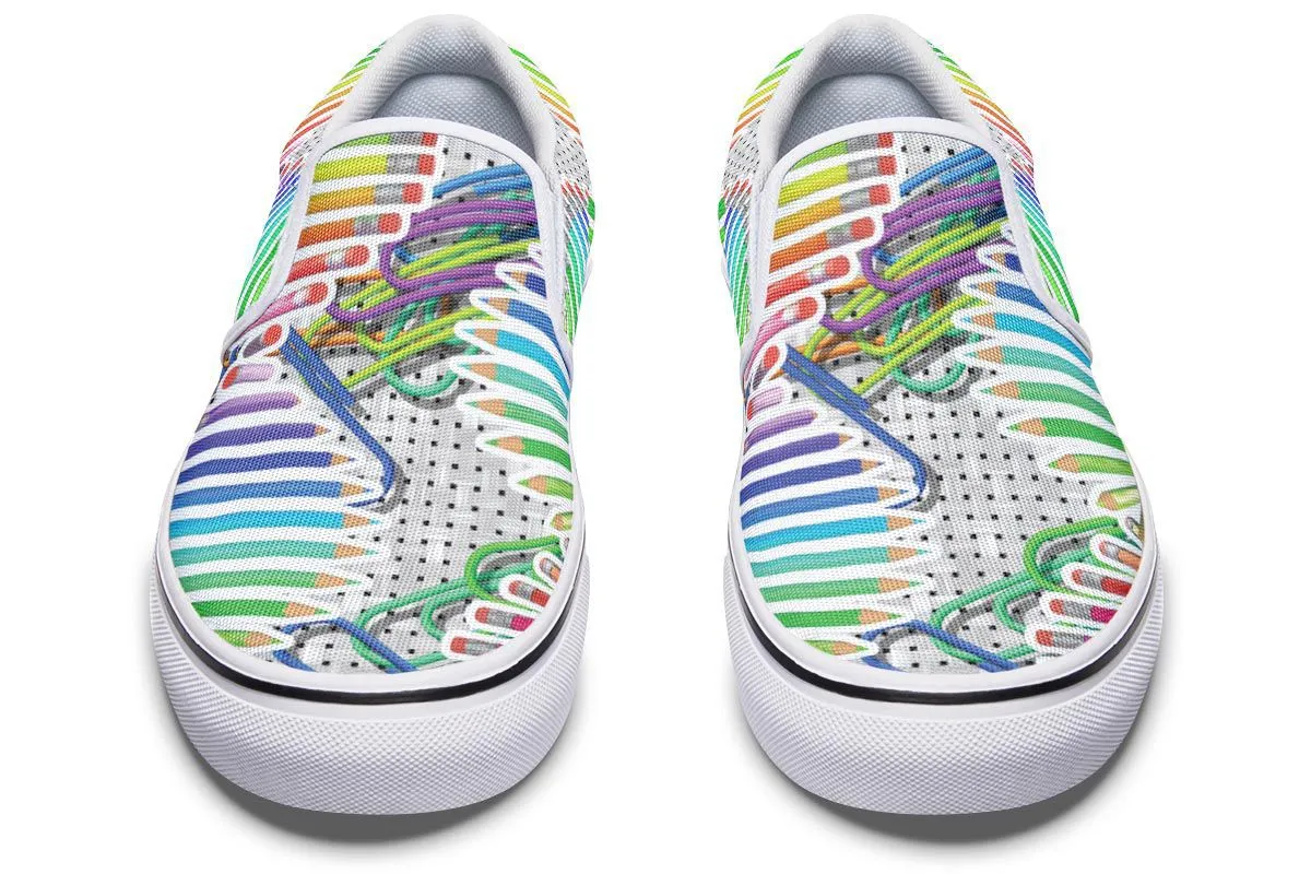 Pencil Dna Slip-On Shoes