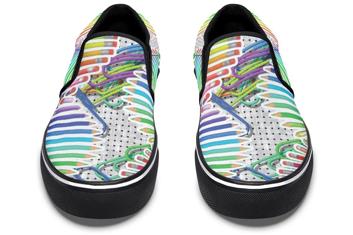 Pencil Dna Slip-On Shoes