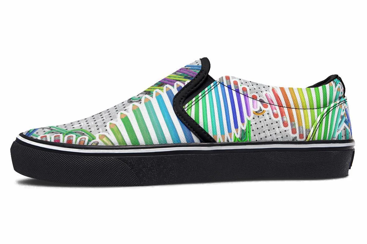 Pencil Dna Slip-On Shoes