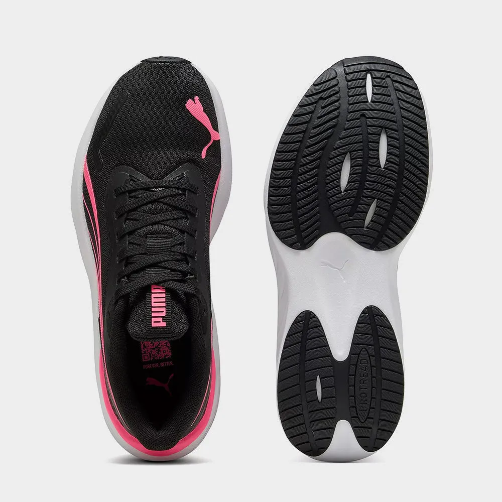 Puma Womens Pounce Lite Entry Level Running Black/pink _ 183296 _ Black