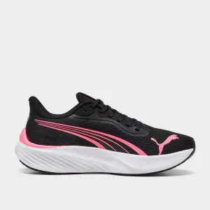 Puma Womens Pounce Lite Entry Level Running Black/pink _ 183296 _ Black