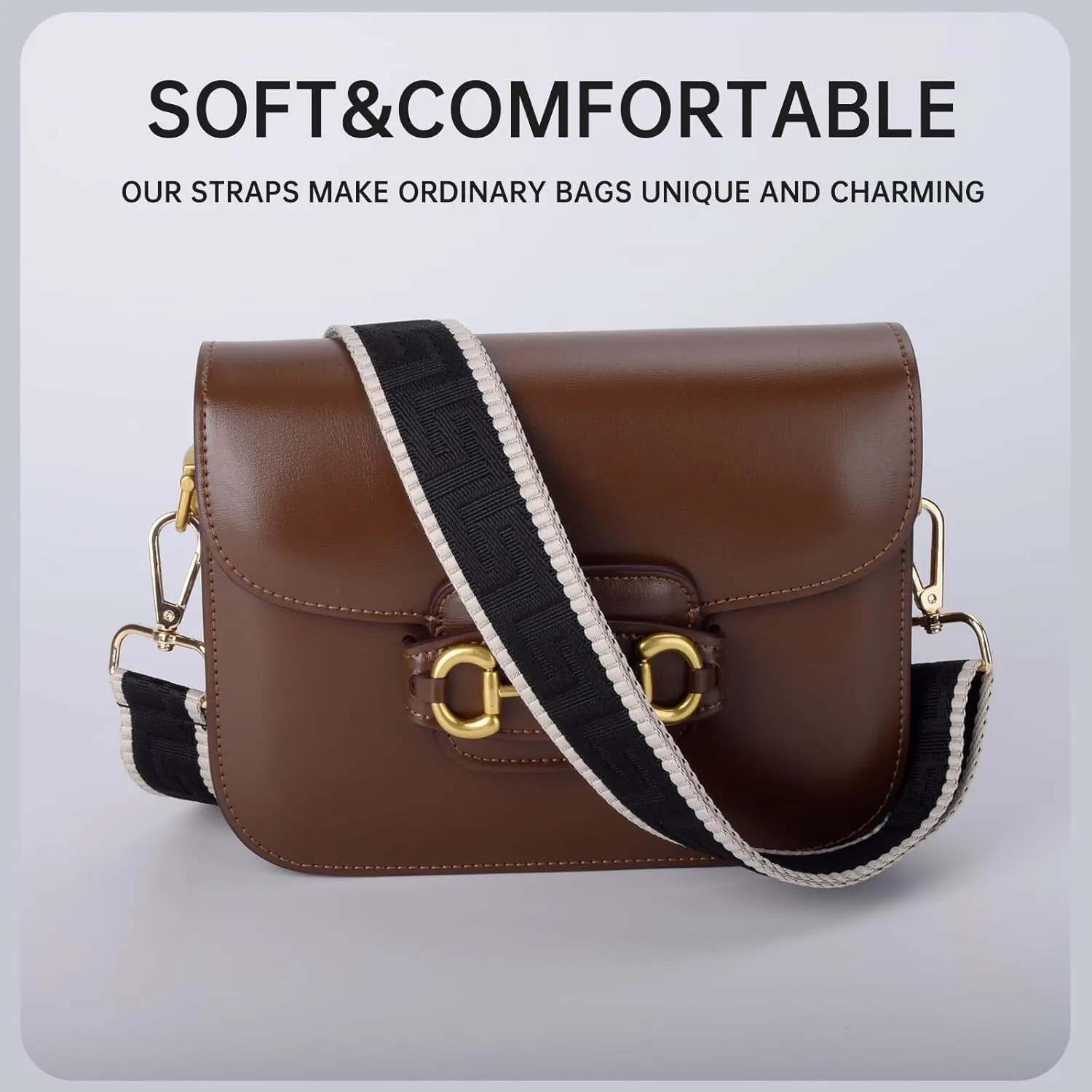 Purse Straps Replacement Crossbody Bag Strap for Purses Adjustable Wide Shoulder Straps for Women Handbags